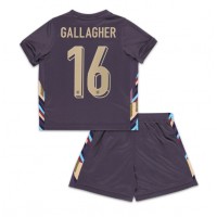 Fotbalové Dres Anglie Conor Gallagher #16 Dětské Venkovní ME 2024 Krátký Rukáv (+ trenýrky)